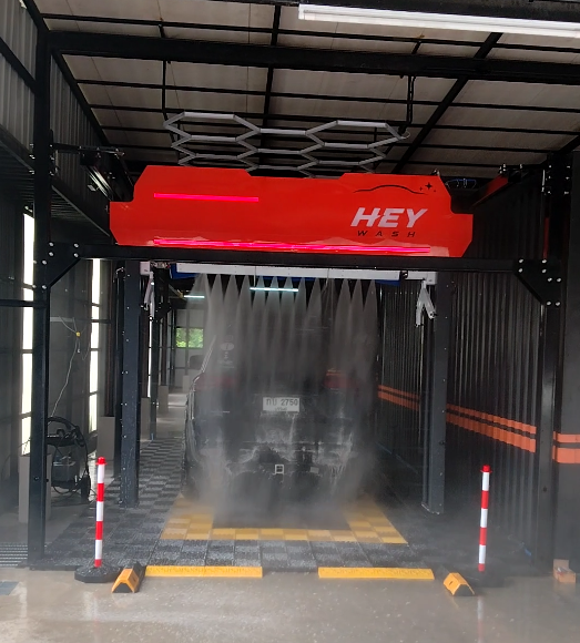 Successful Installation of Full Set Car Wash Machine Equipment in Thailand, Gaining High Customer Satisfaction